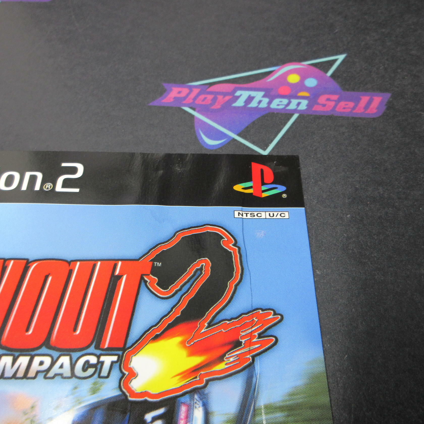 Burnout 2 Point of Impact PS2 PlayStation 2 AD/NM - Very Good