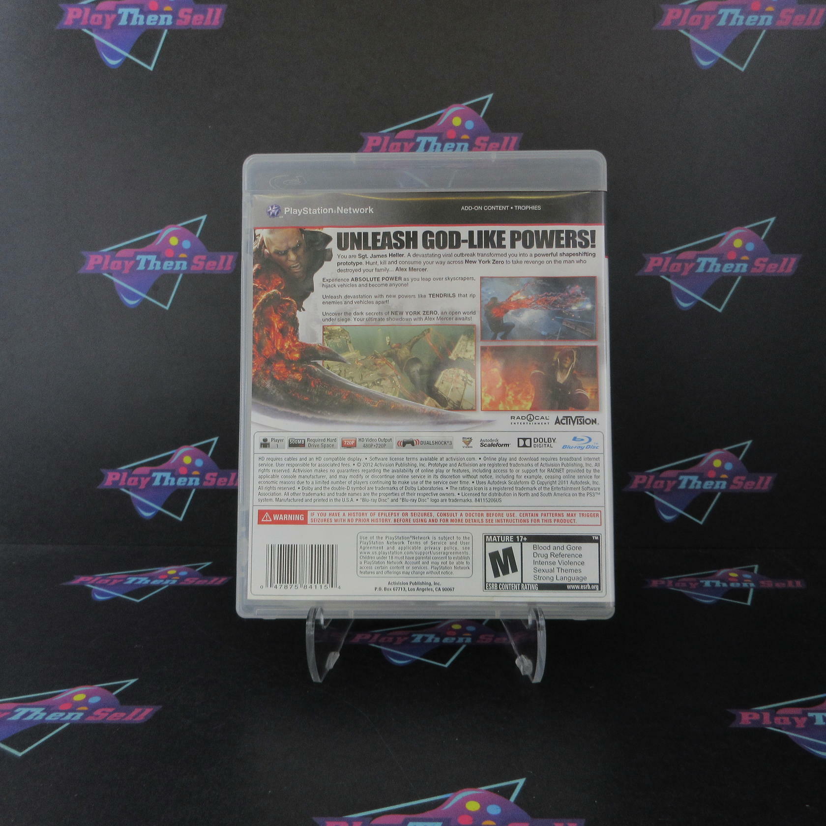 Prototype 2 PS3 PlayStation 3 AD/NM - Very Good