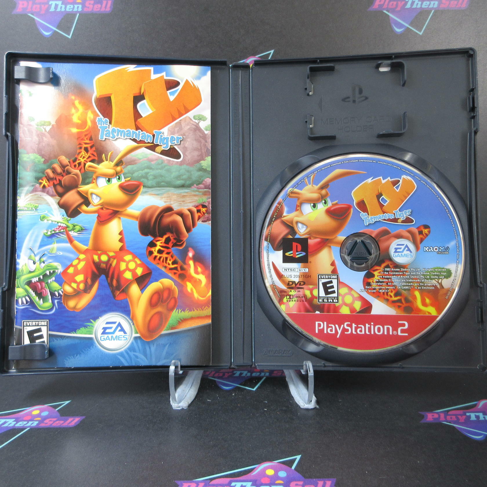 Ty the Tasmanian Tiger GH PS2 PlayStation 2 AD Complete CIB - Very Good