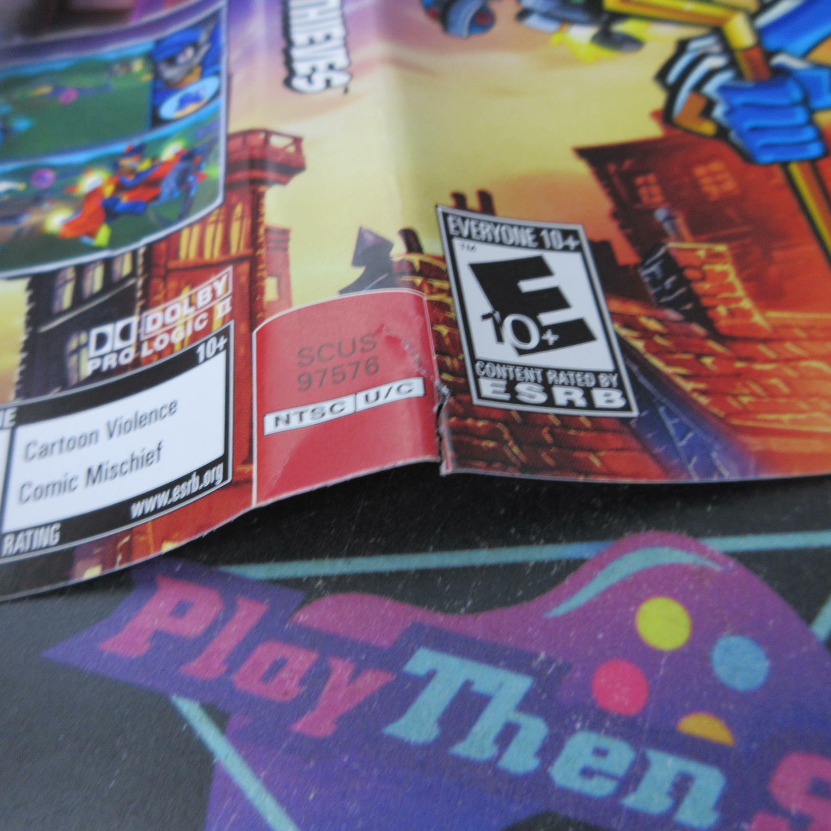 Sly 3 Honor Among Thieves PS2 PlayStation 2 GH BL Disc AD/NM - Very Good