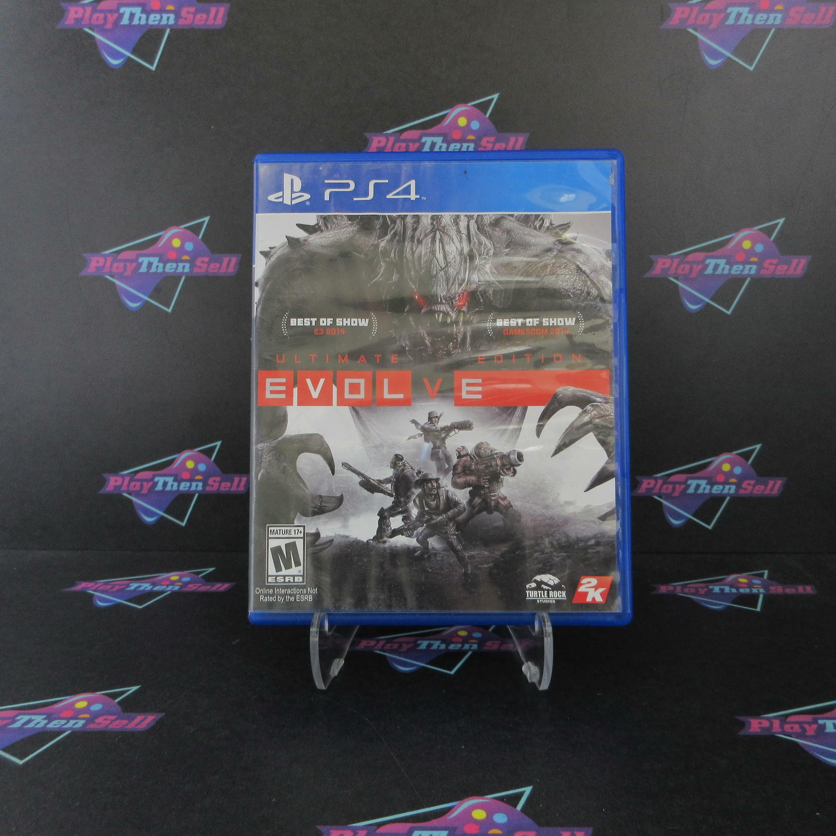 Evolve Ultimate Edition PS4 PlayStation 4 AD Complete CIB - Very Good