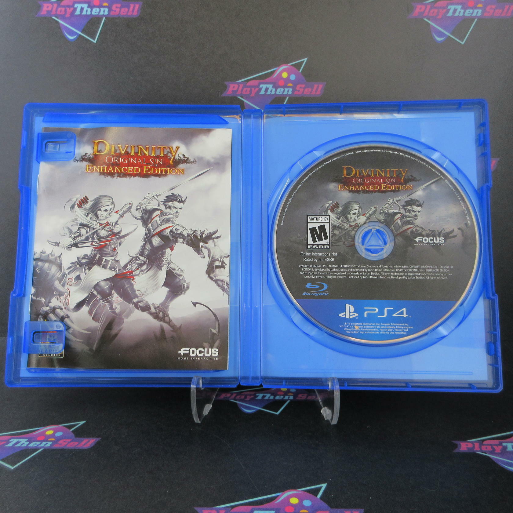 Divinity Original Sin Enhanced Edition PS4 PlayStation 4 AD Complete CIB - Very Good