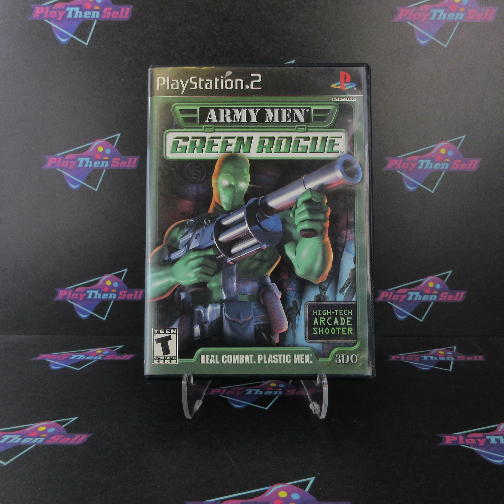 Army Men Green Rogue PS2 PlayStation 2 DD/NM - Very Good