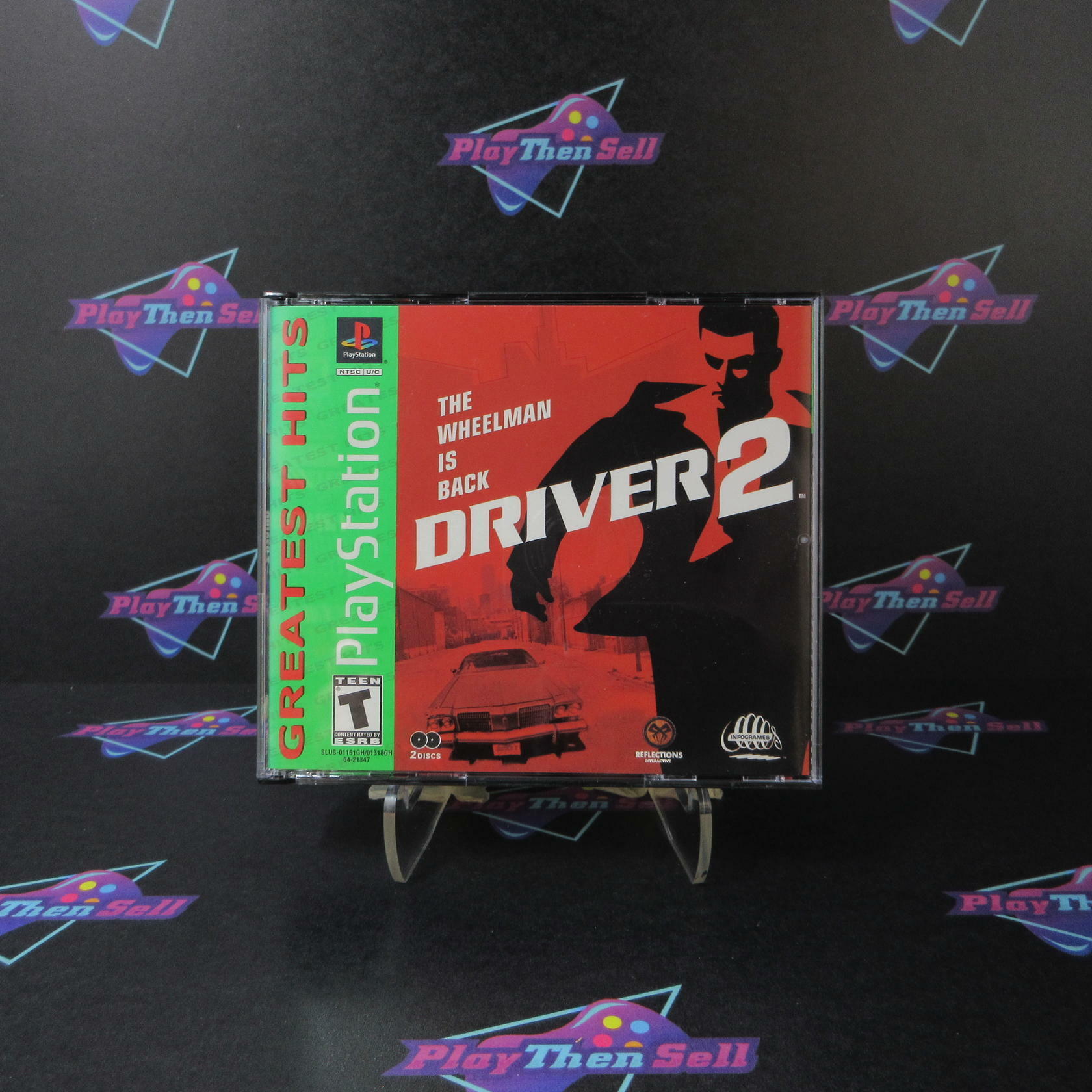 Driver 2 PS1 PlayStation 1 GH + Reg Complete - Excellent