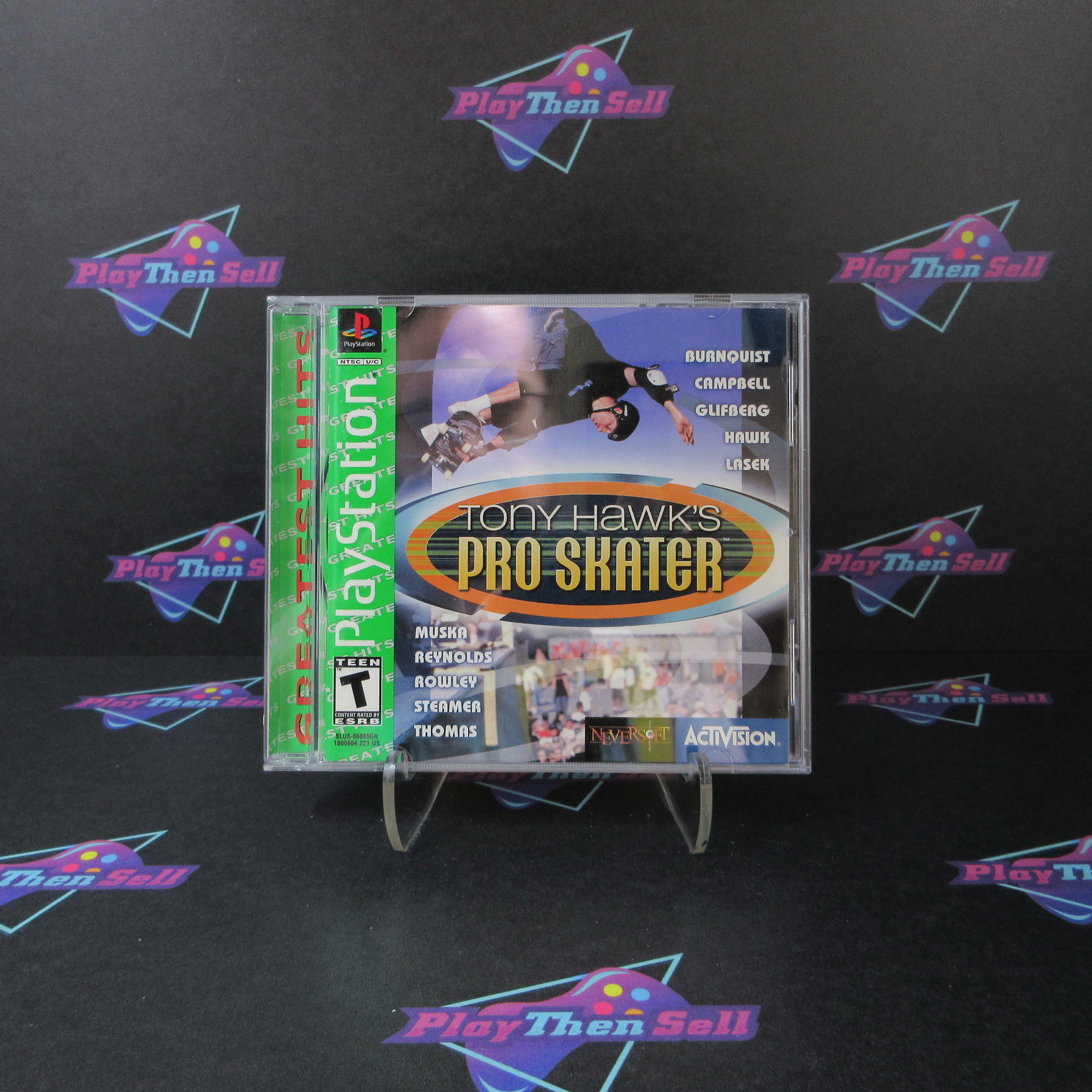 Tony Hawk's Pro Skater PS1 PlayStation 1 GH + Reg Card Complete - Excellent