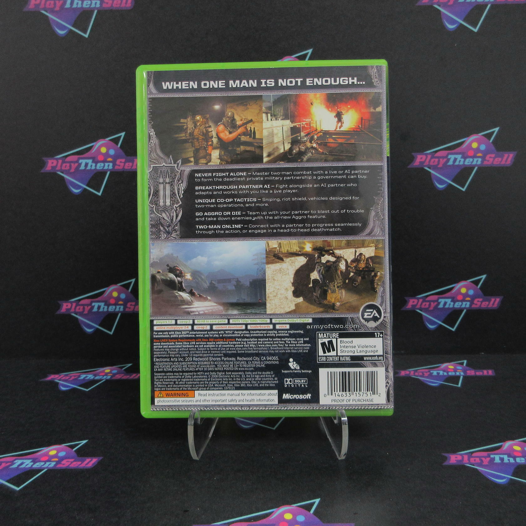 Army of Two Xbox 360 Complete - Excellent
