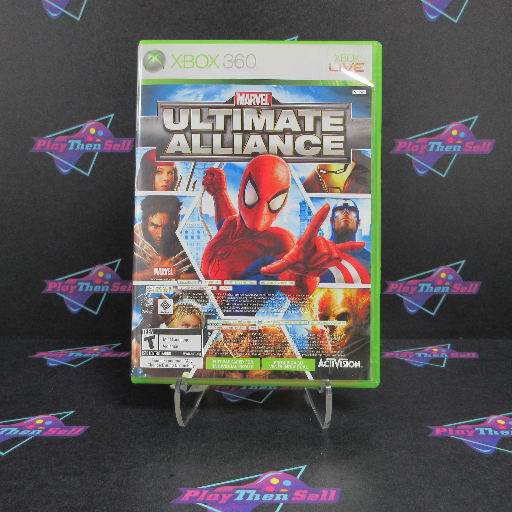 Marvel Ultimate Alliance & Forza 2 Motorsport Xbox 360 Complete - Excellent