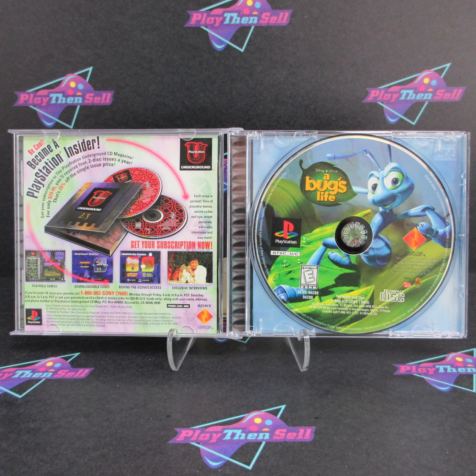 A Bug's Life PS1 PlayStation 1 Complete - Excellent