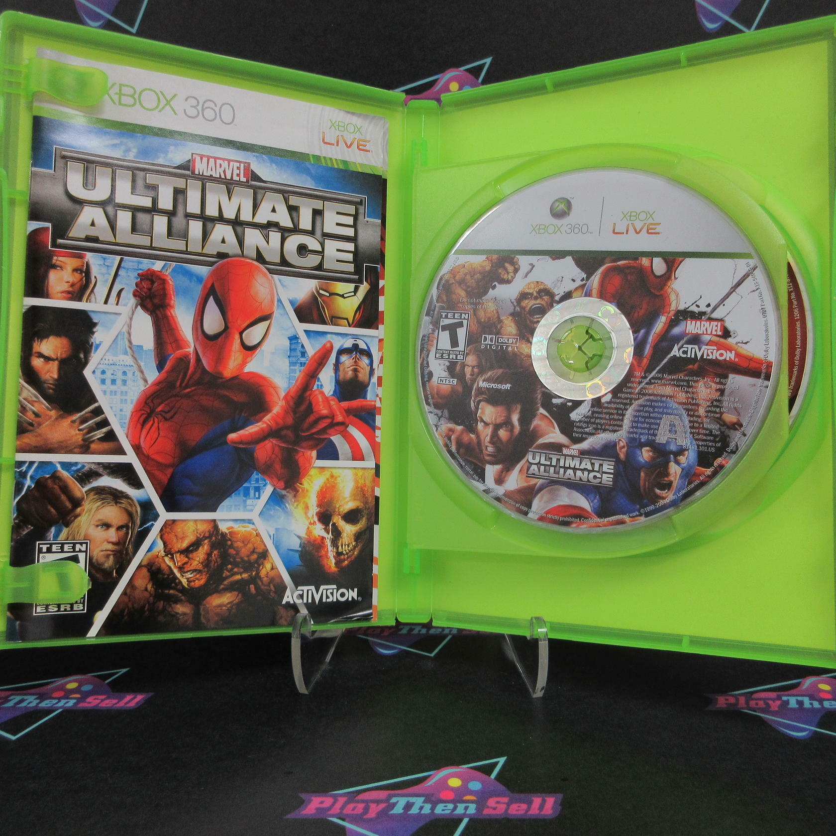 Marvel Ultimate Alliance & Forza 2 Motorsport Xbox 360 Complete - Excellent
