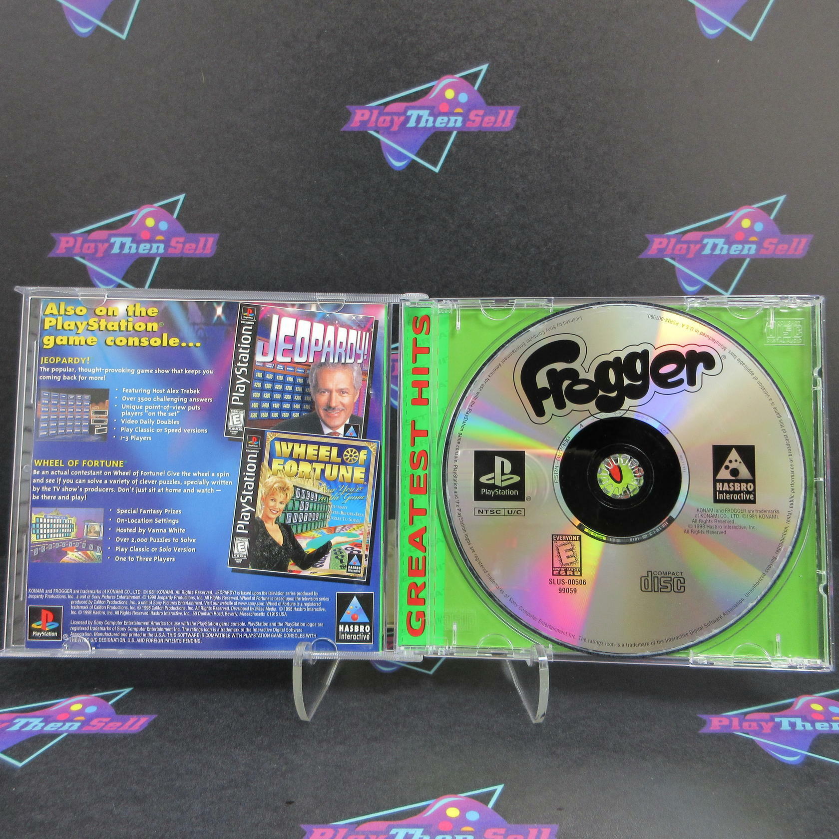 Frogger PS1 PlayStation 1 Greatest Hits Complete - Excellent