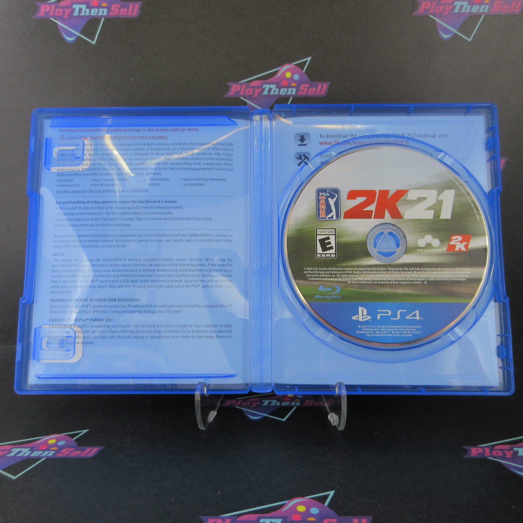 PGA Tour 2K21 PS4 PlayStation 4 Complete - Excellent