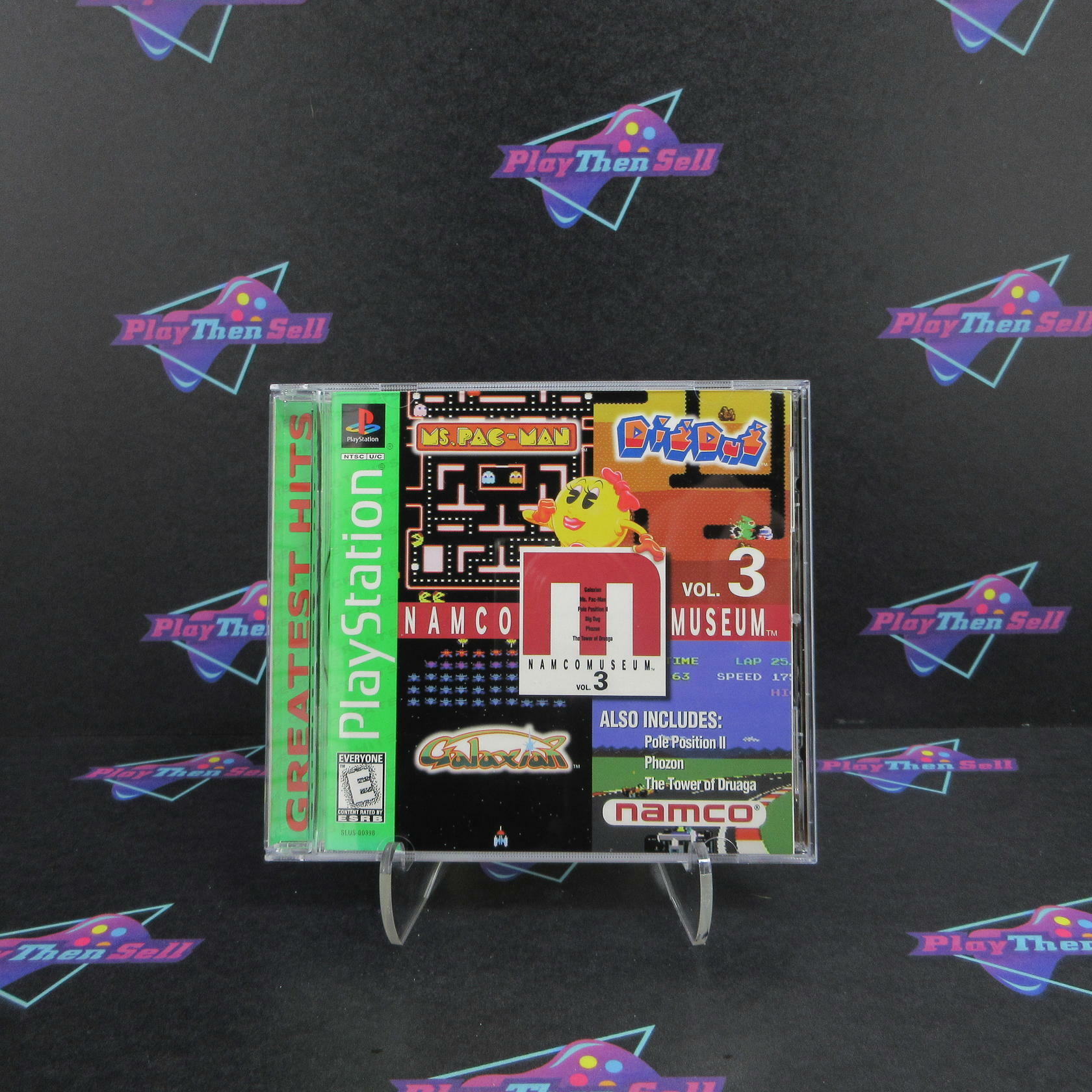 Namco Museum Vol. 3 PS1 PlayStation 1 GH + Reg Card Complete - Excellent