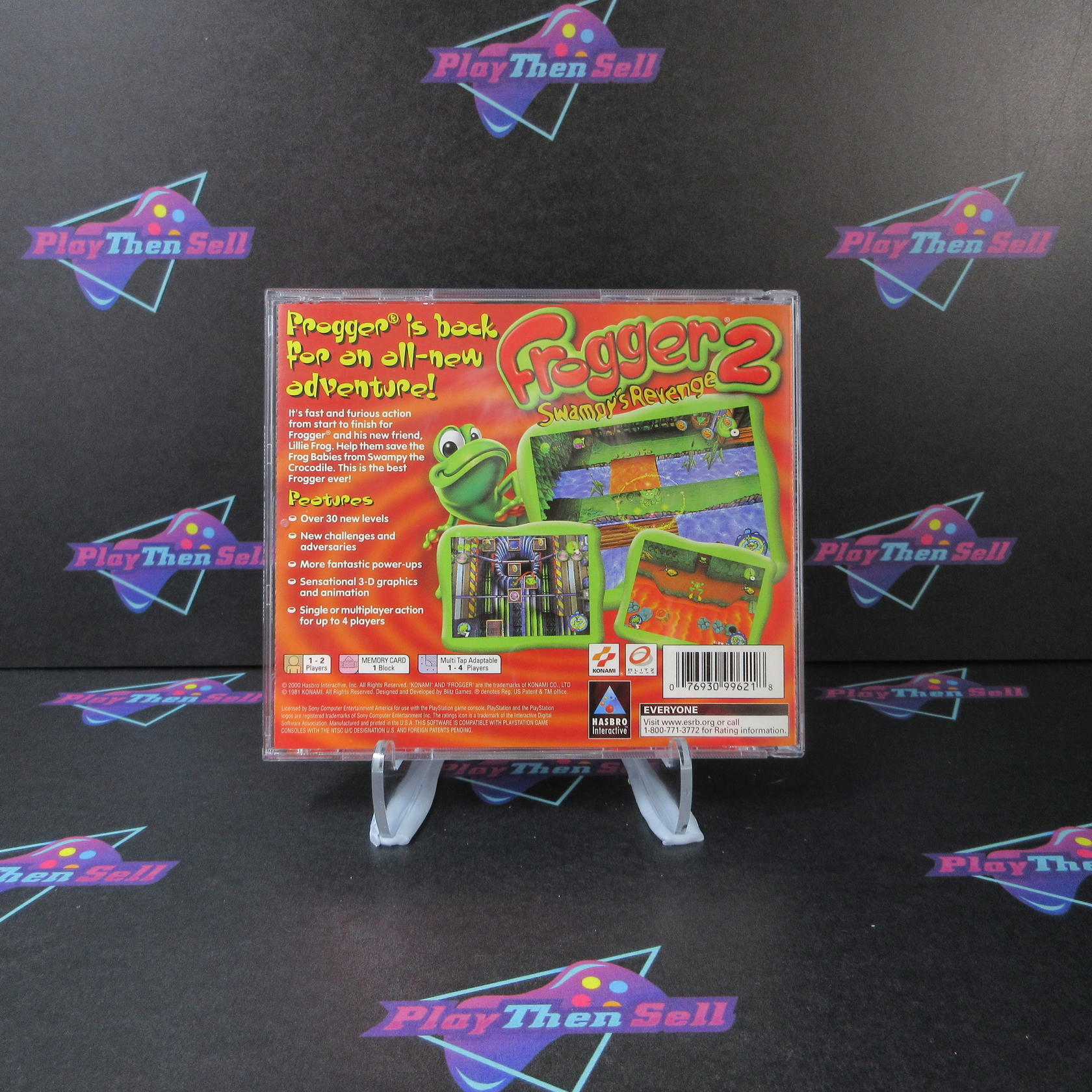 Frogger 2 Swampys Revenge PS1 PlayStation 1 Complete - Excellent