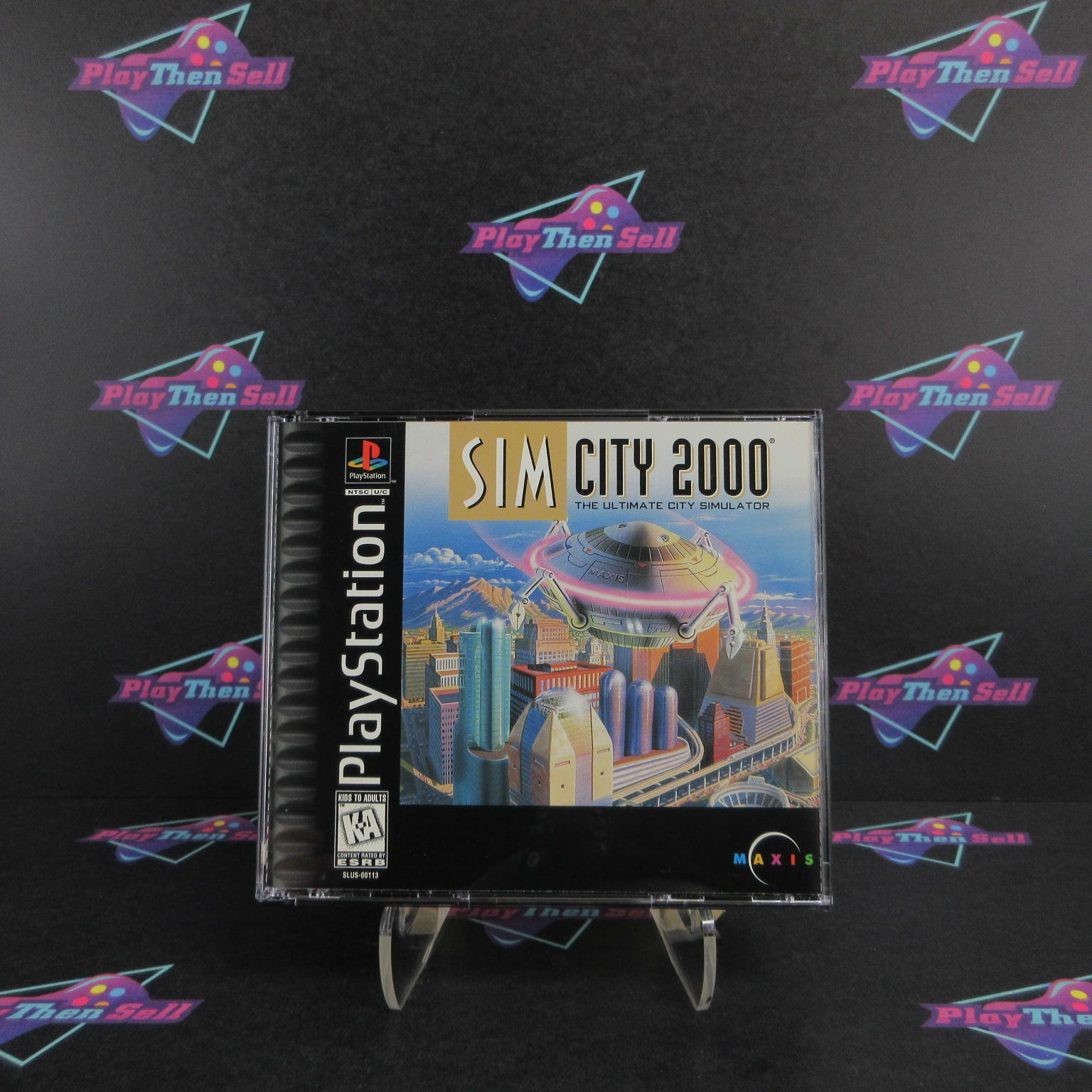 SimCity 2000 PS1 PlayStation 1 + Reg Card Complete - Excellent