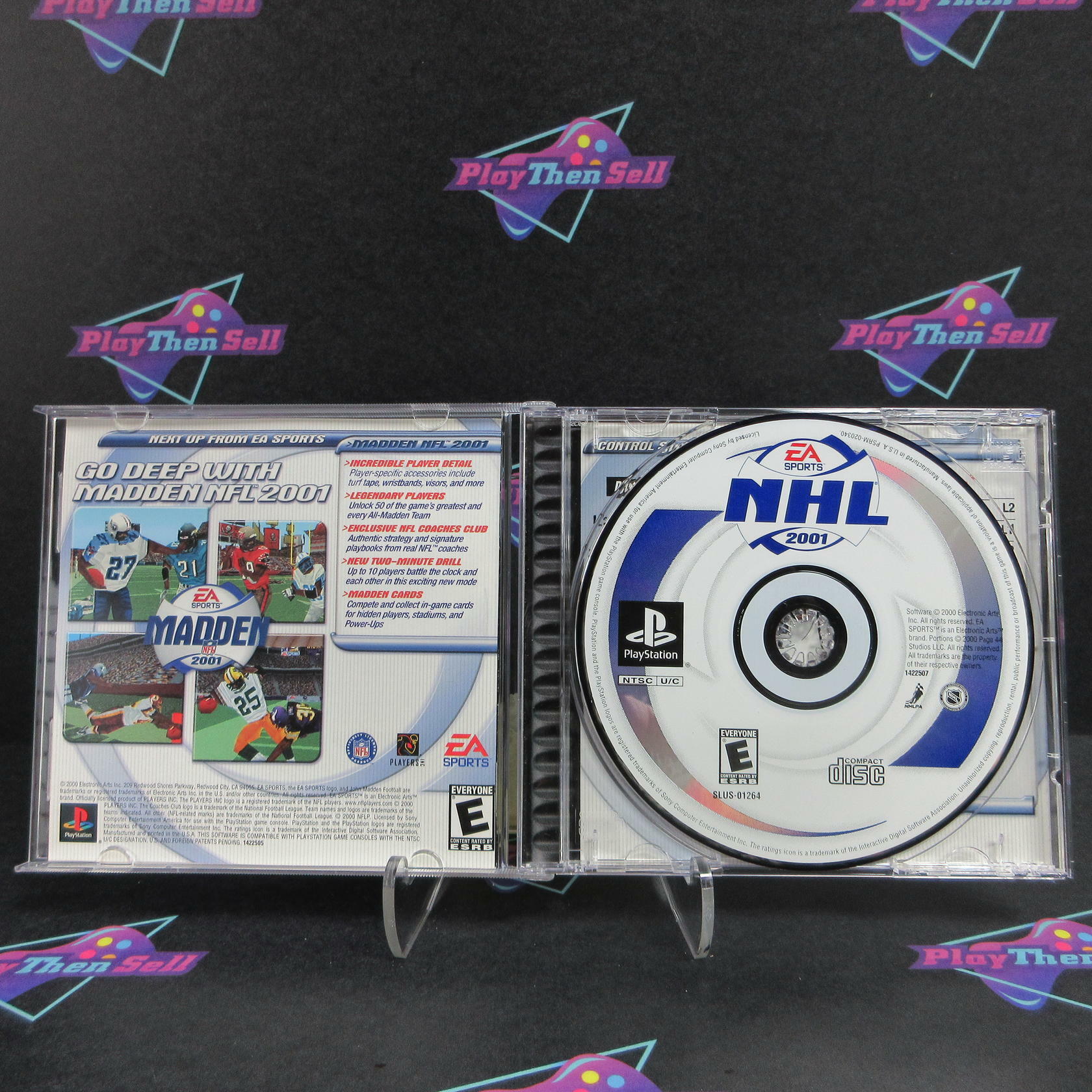NHL 2001 PS1 PlayStation 1 + Reg Card Complete - Excellent