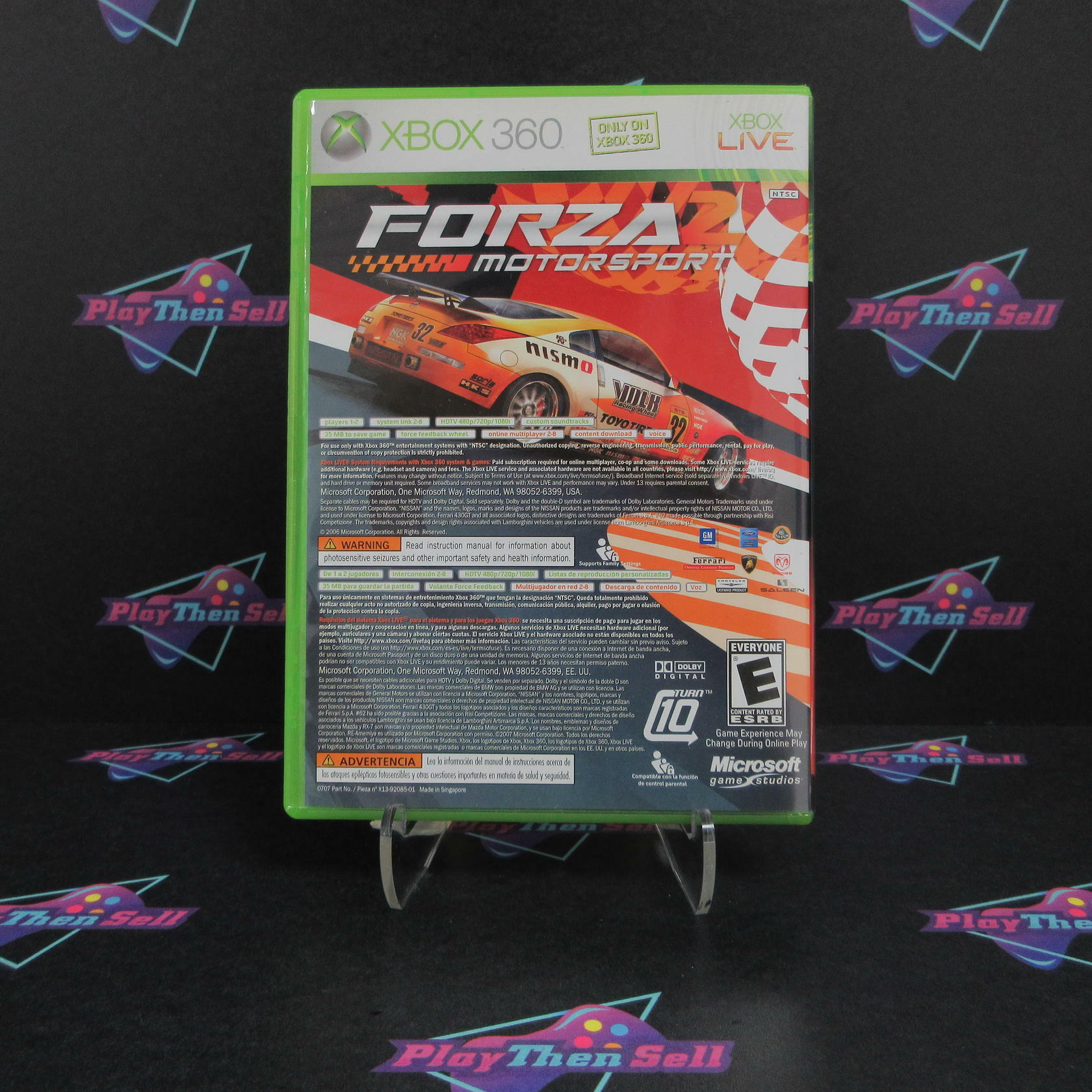 Marvel Ultimate Alliance & Forza 2 Motorsport Xbox 360 Complete - Excellent