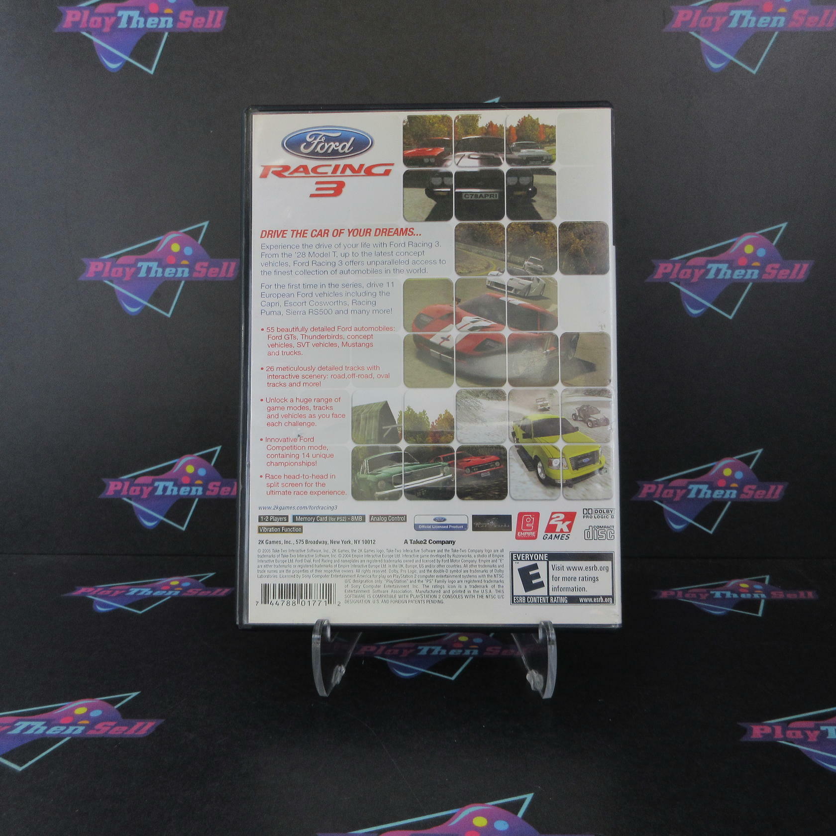 Ford Racing 3 PS2 PlayStation 2 AD Complete CIB - Very Good