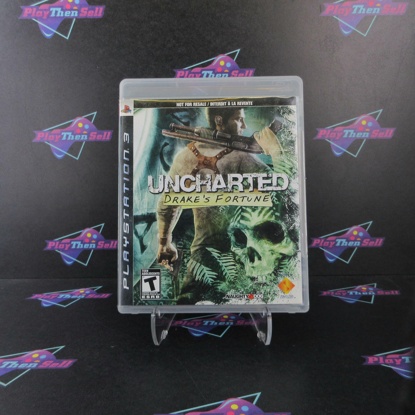 Uncharted Drake's Fortune PS3 PlayStation 3 AD/NM - Very Good