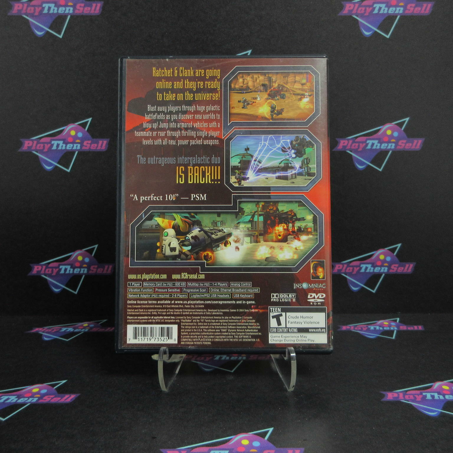 Ratchet & Clank Up Your Arsenal PS2 PlayStation 2 - Very Good