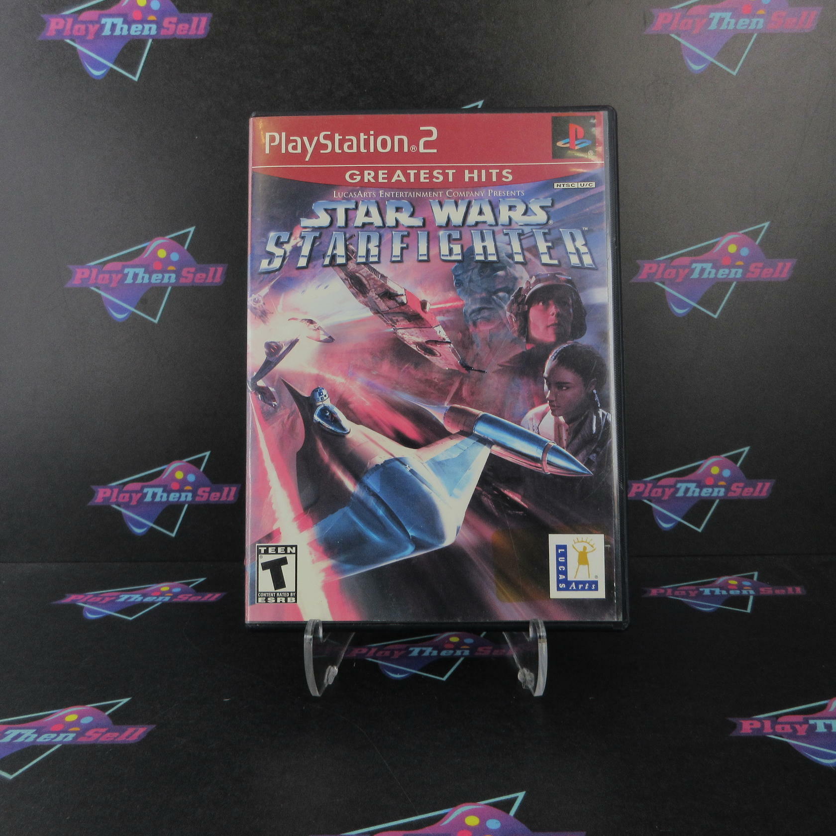 Star Wars Starfighter GH PS2 PlayStation 2 AD/NM - Very Good