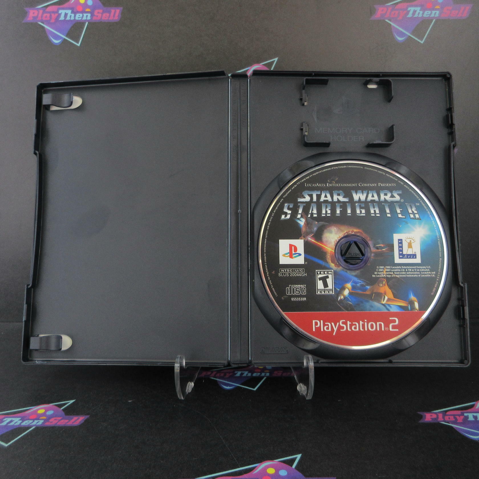 Star Wars Starfighter GH PS2 PlayStation 2 AD/NM - Very Good