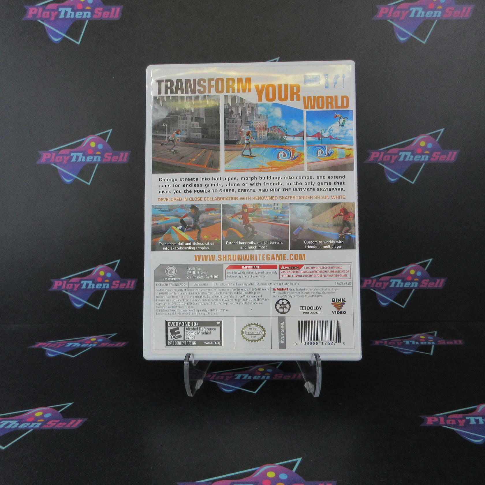 Shaun White Skateboarding Nintendo Wii - Like New