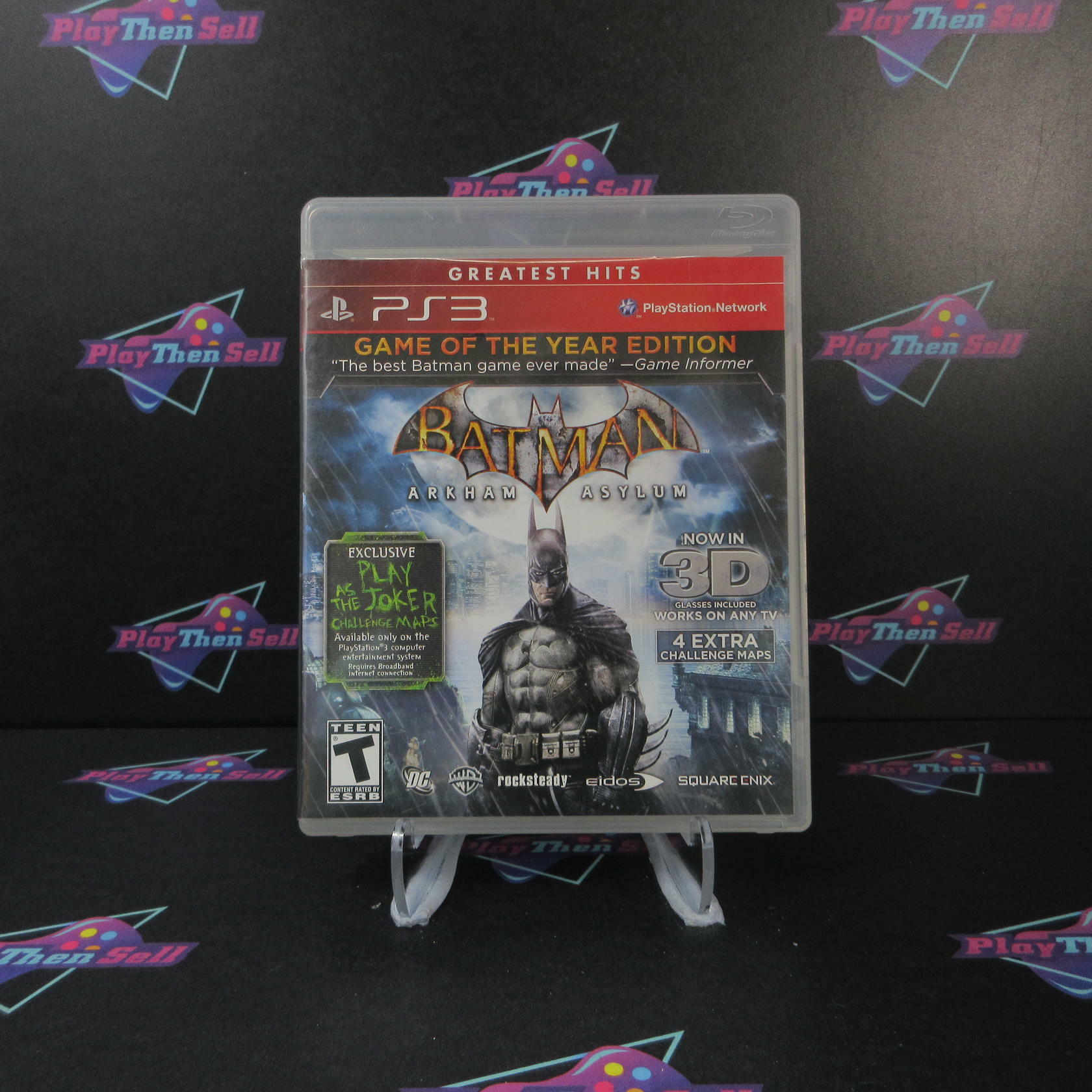 Batman Arkham Asylum PS3 Playstation 3 GOTY GH - Very Good