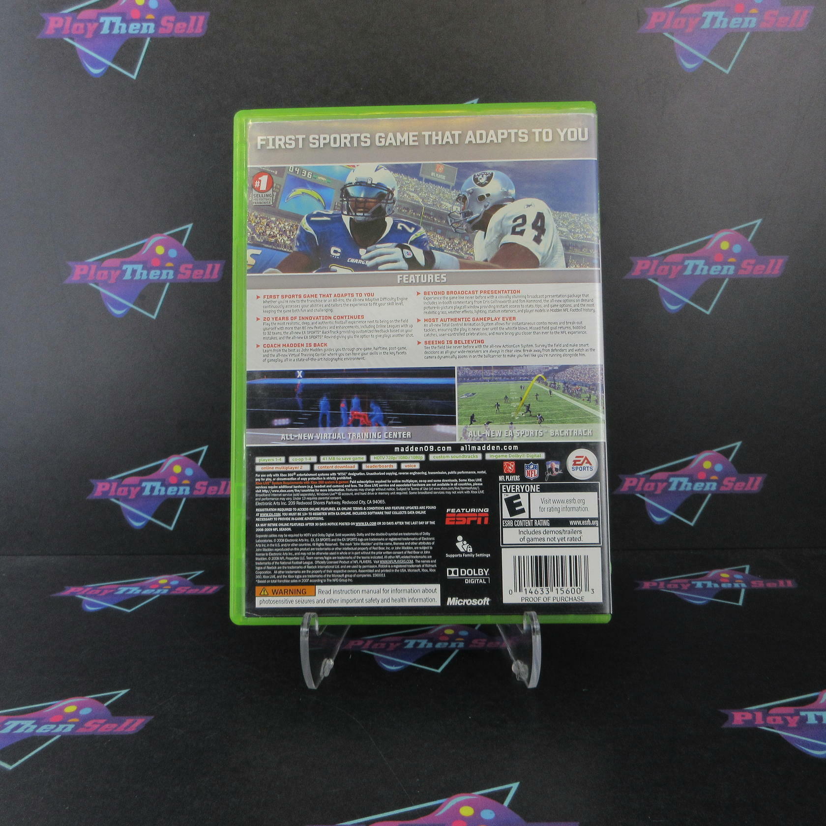 Madden NFL 09 Xbox 360 - Very Good