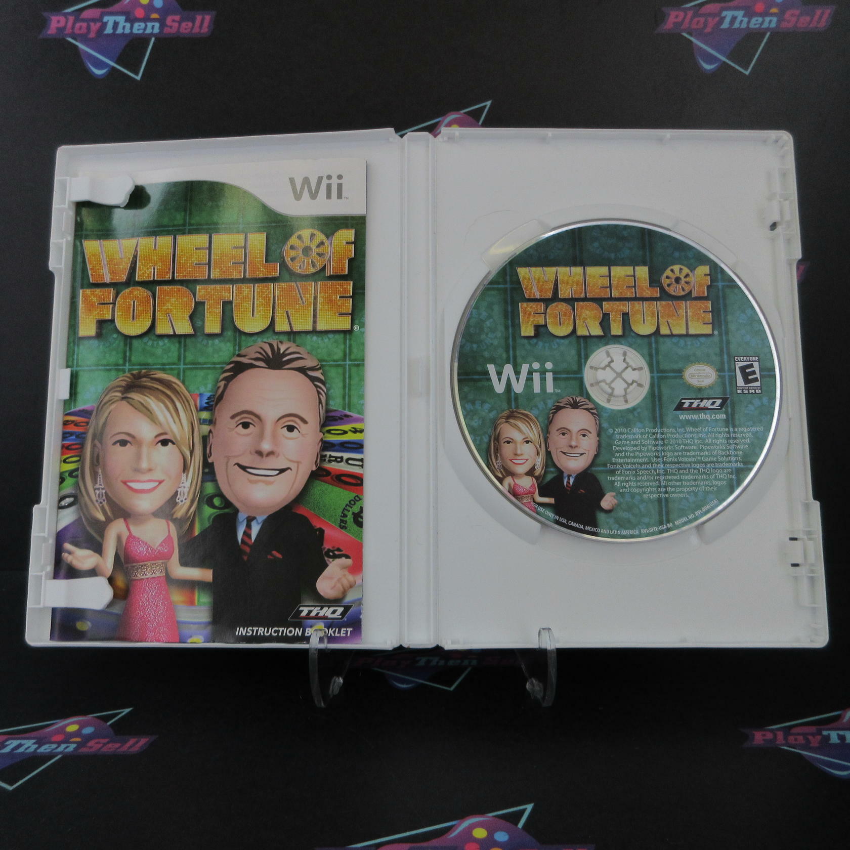 Wheel of Fortune Nintendo Wii AD Complete CIB - Very Good