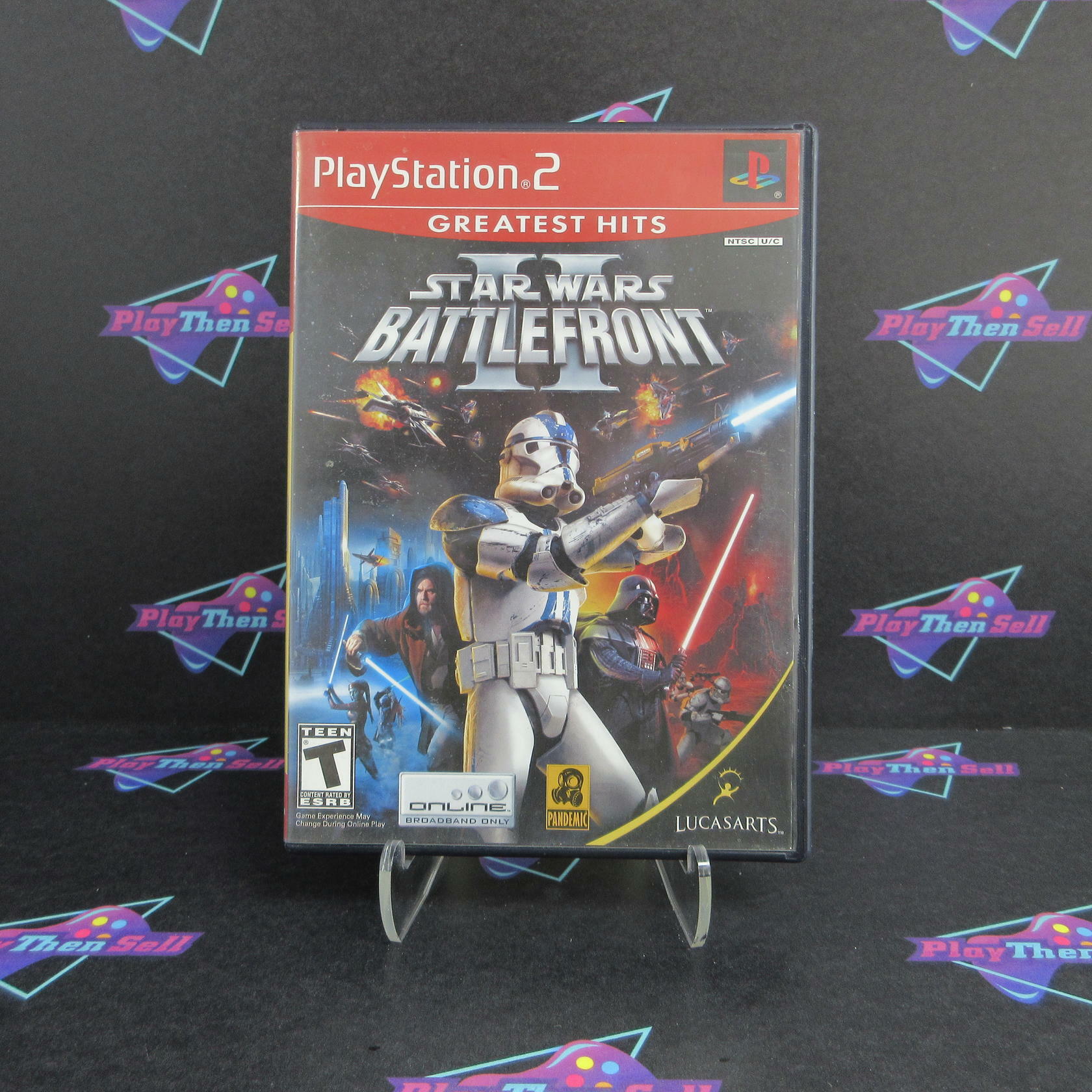 Star Wars Battlefront 2 PS2 PlayStation 2 GH - Very Good