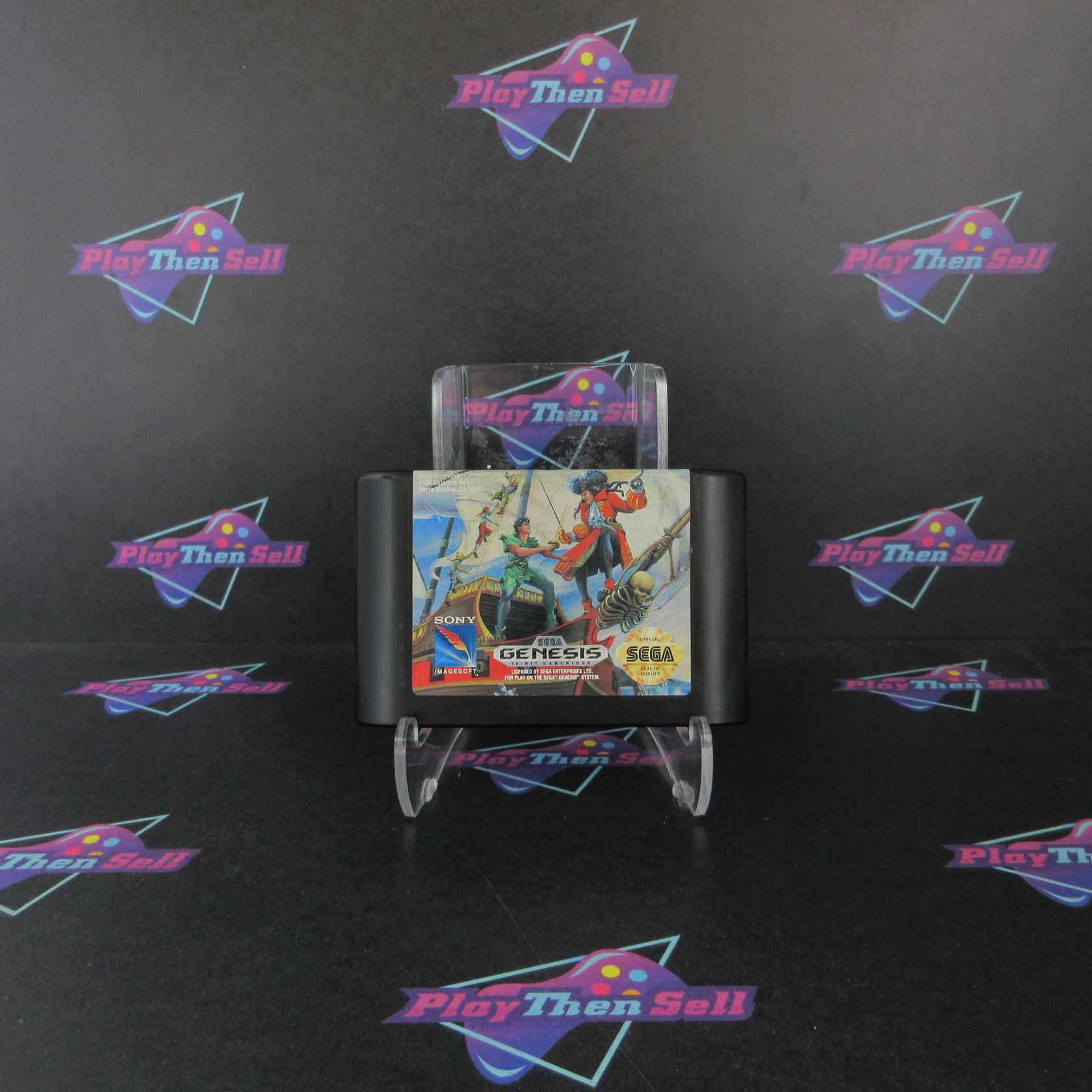 Hook Sega Genesis Cartridge Only Authentic / Tested - Very Good