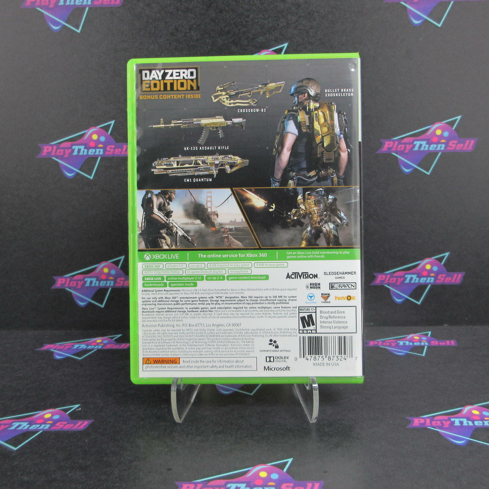 Call of Duty Advanced Warfare Day Zero Edition Xbox 360 - Like New