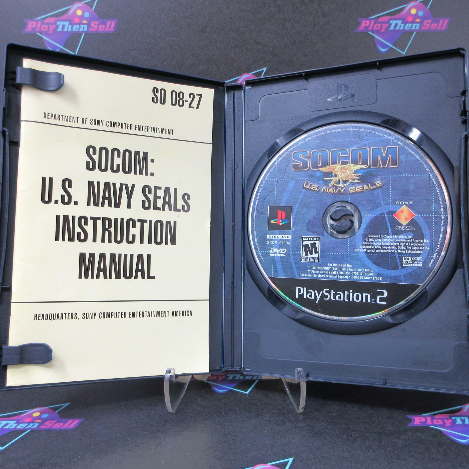 SOCOM US Navy Seals PS2 PlayStation 2 Complete - Excellent