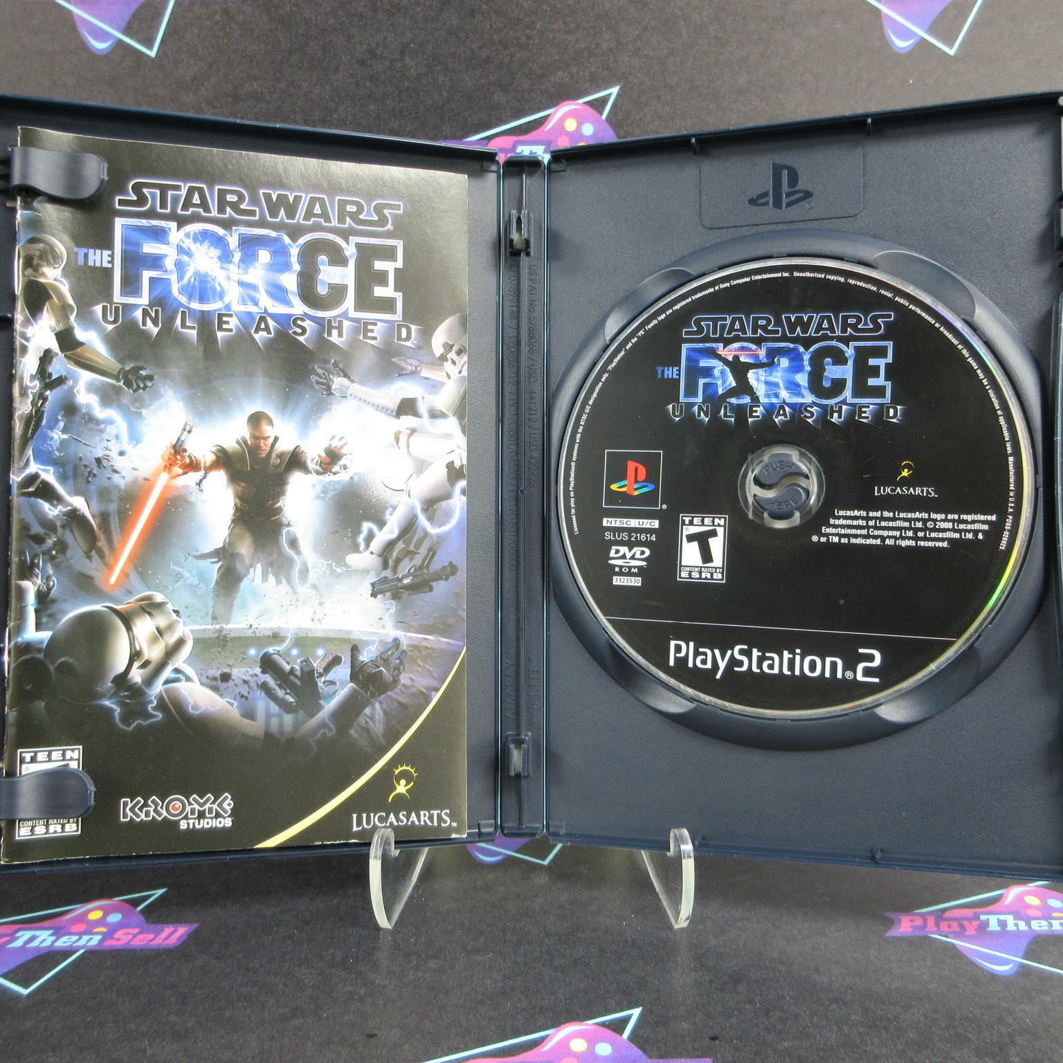 Star Wars The Force Unleashed PS2 PlayStation 2 Complete - Excellent
