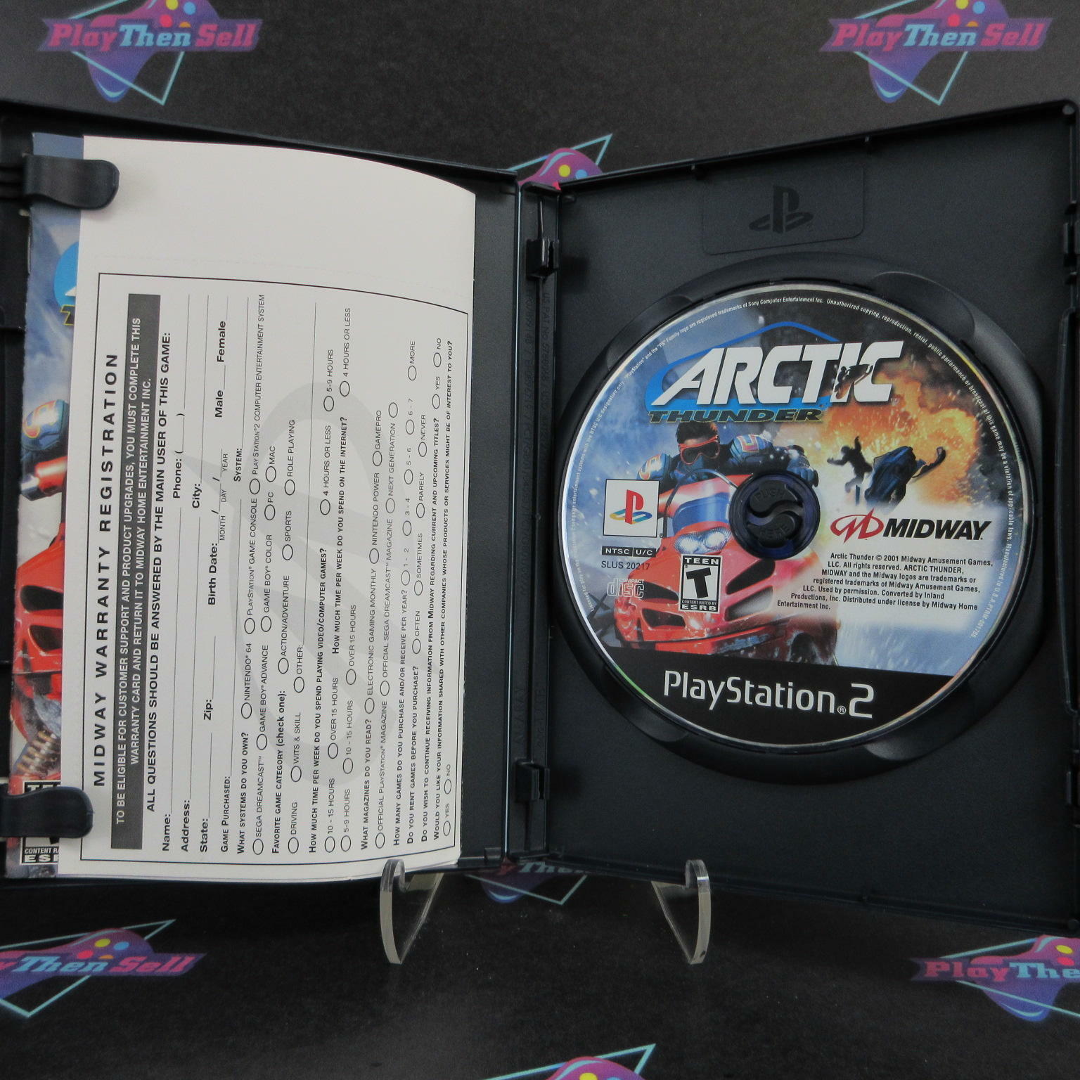 Arctic Thunder PS2 PlayStation 2 + Reg Card Complete - Excellent