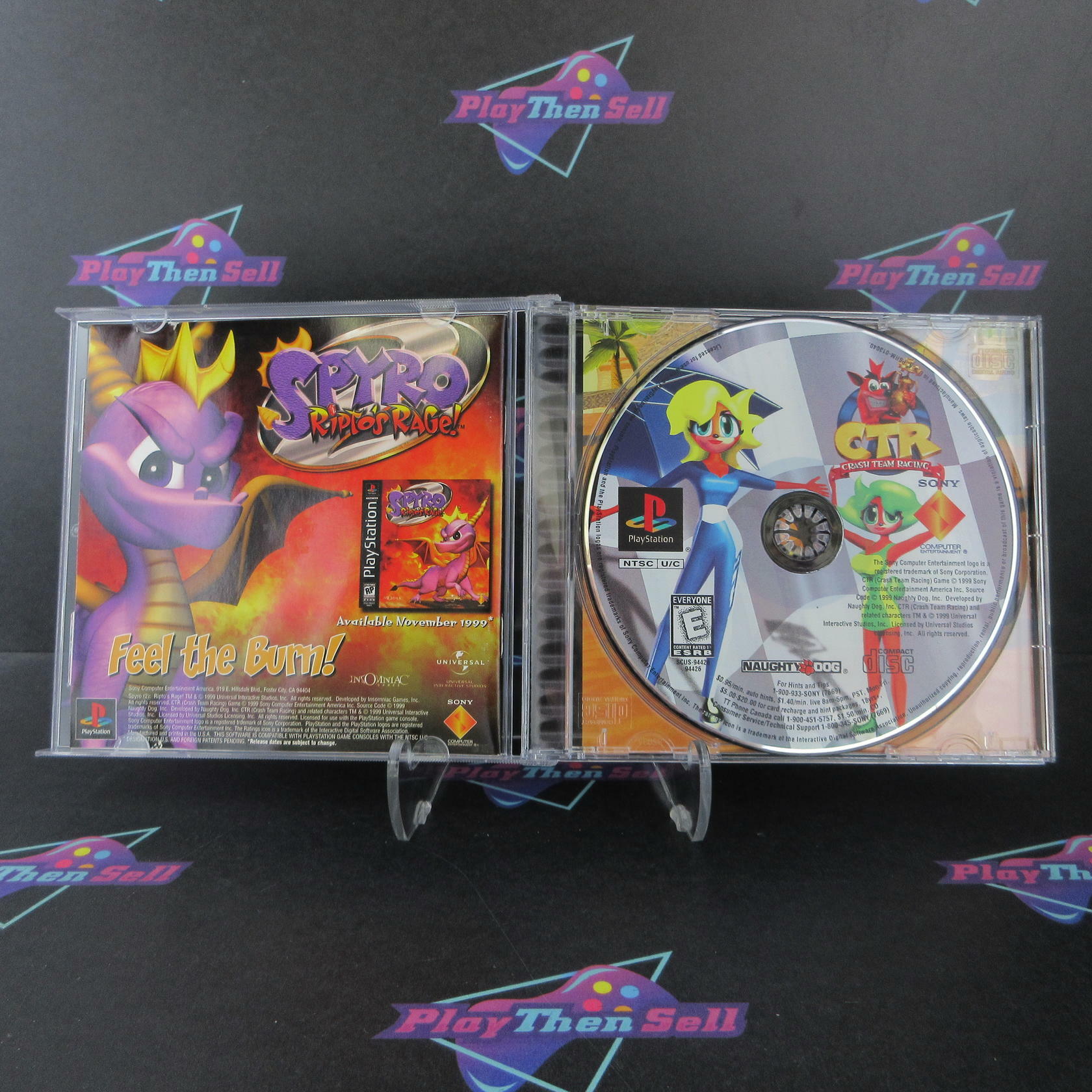 CTR Crash Team Racing PS1 PlayStation 1 Complete - Excellent