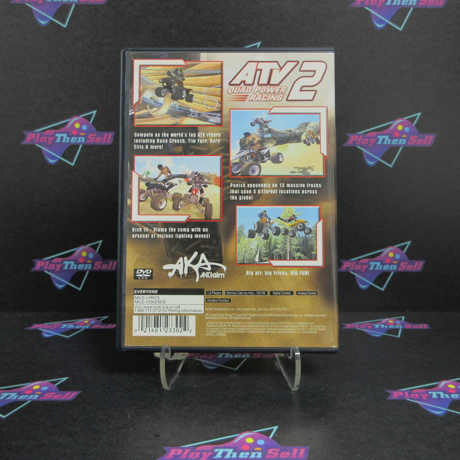 ATV 2 Quad Power Racing PS2 PlayStation 2 + Reg Card Complete - Excellent