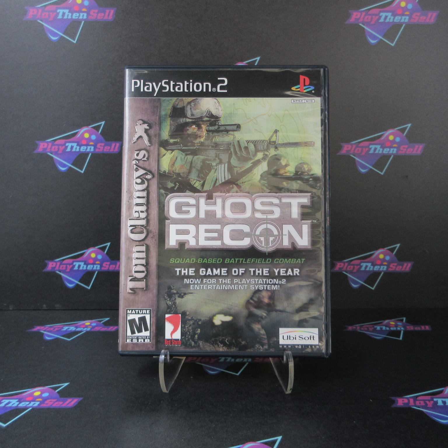 Tom Clancy's Ghost Recon PS2 PlayStation 2 + Reg Card Complete - Excellent