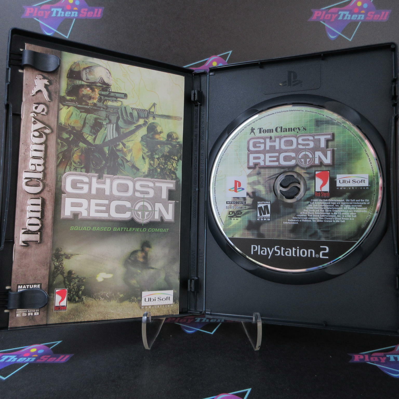 Tom Clancy's Ghost Recon PS2 PlayStation 2 + Reg Card Complete - Excellent