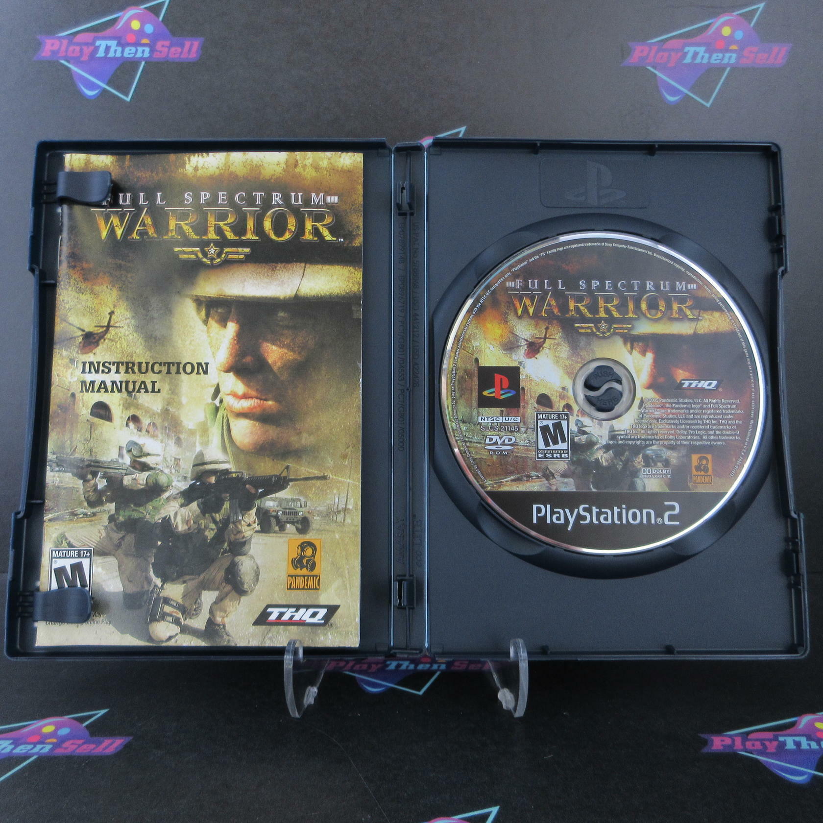 Full Spectrum Warrior PS2 PlayStation 2 Complete - Excellent