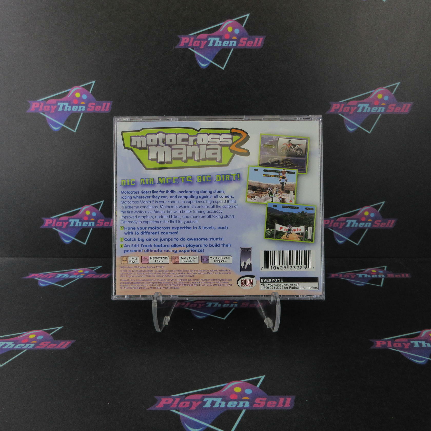 Motocross Mania 2 PS1 PlayStation 1 Complete - Excellent