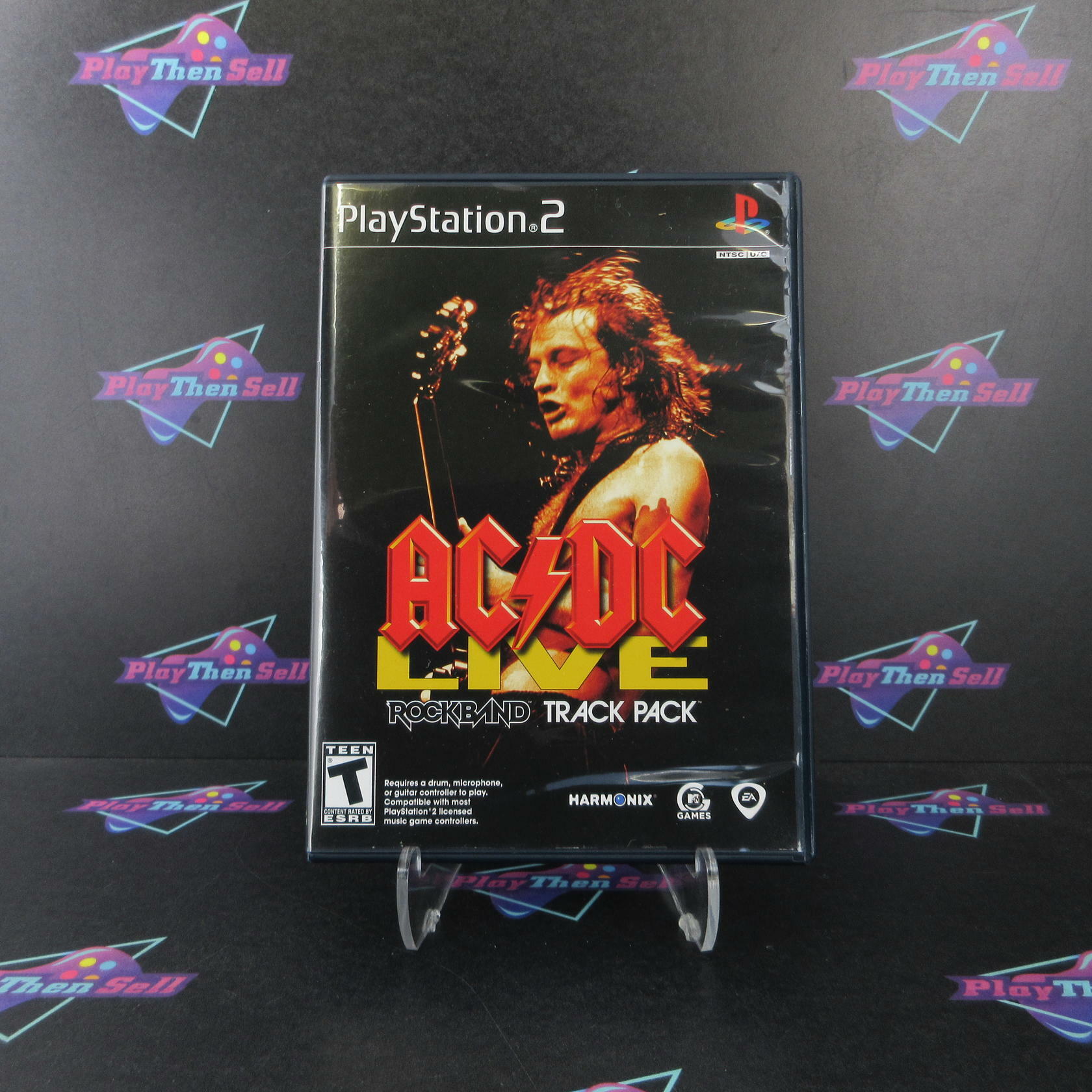 ACDC Live Rock Band Track Pack PS2 Playstation 2 Complete - Excellent