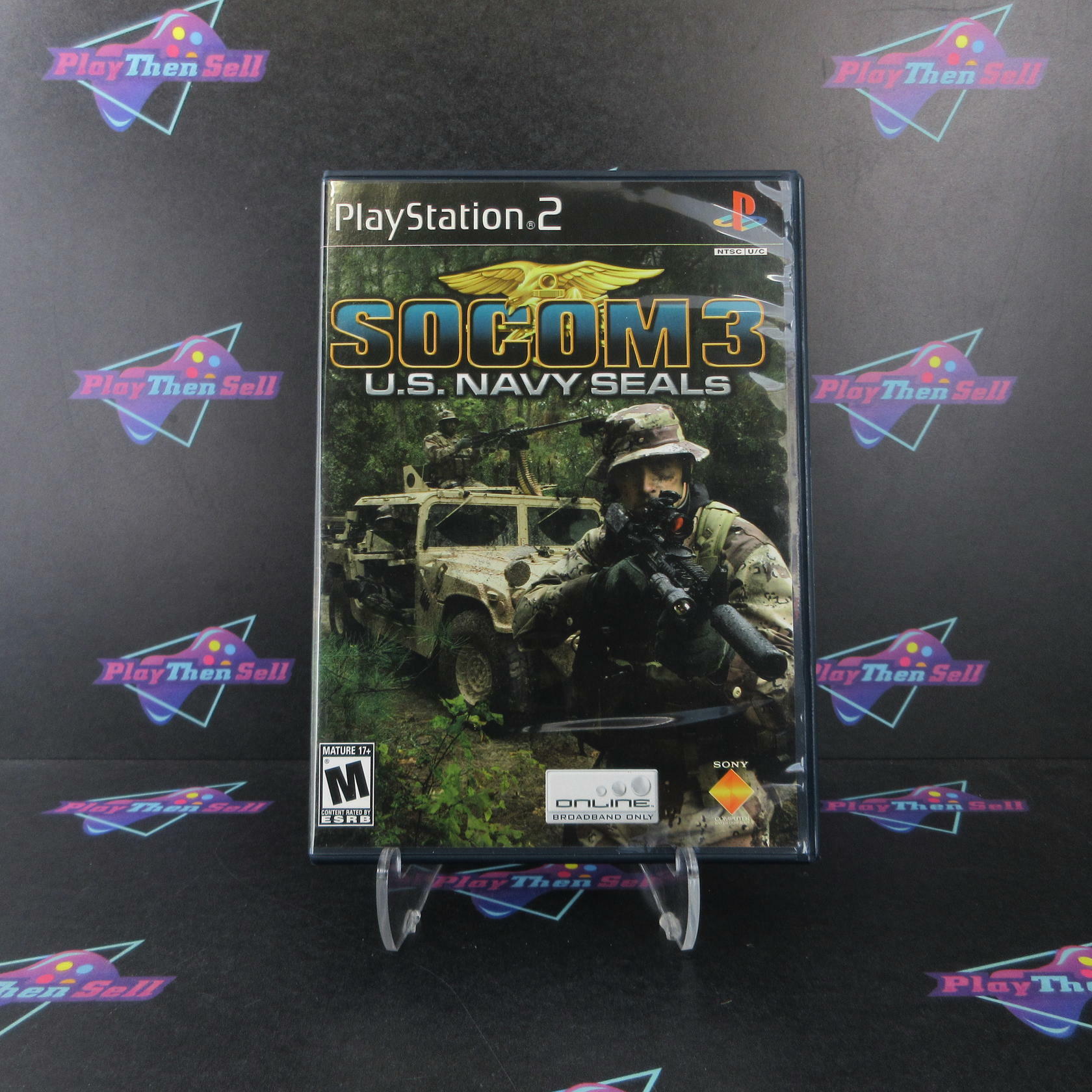 SOCOM 3 US Navy Seals PS2 PlayStation 2 + Reg Card Complete - Excellent