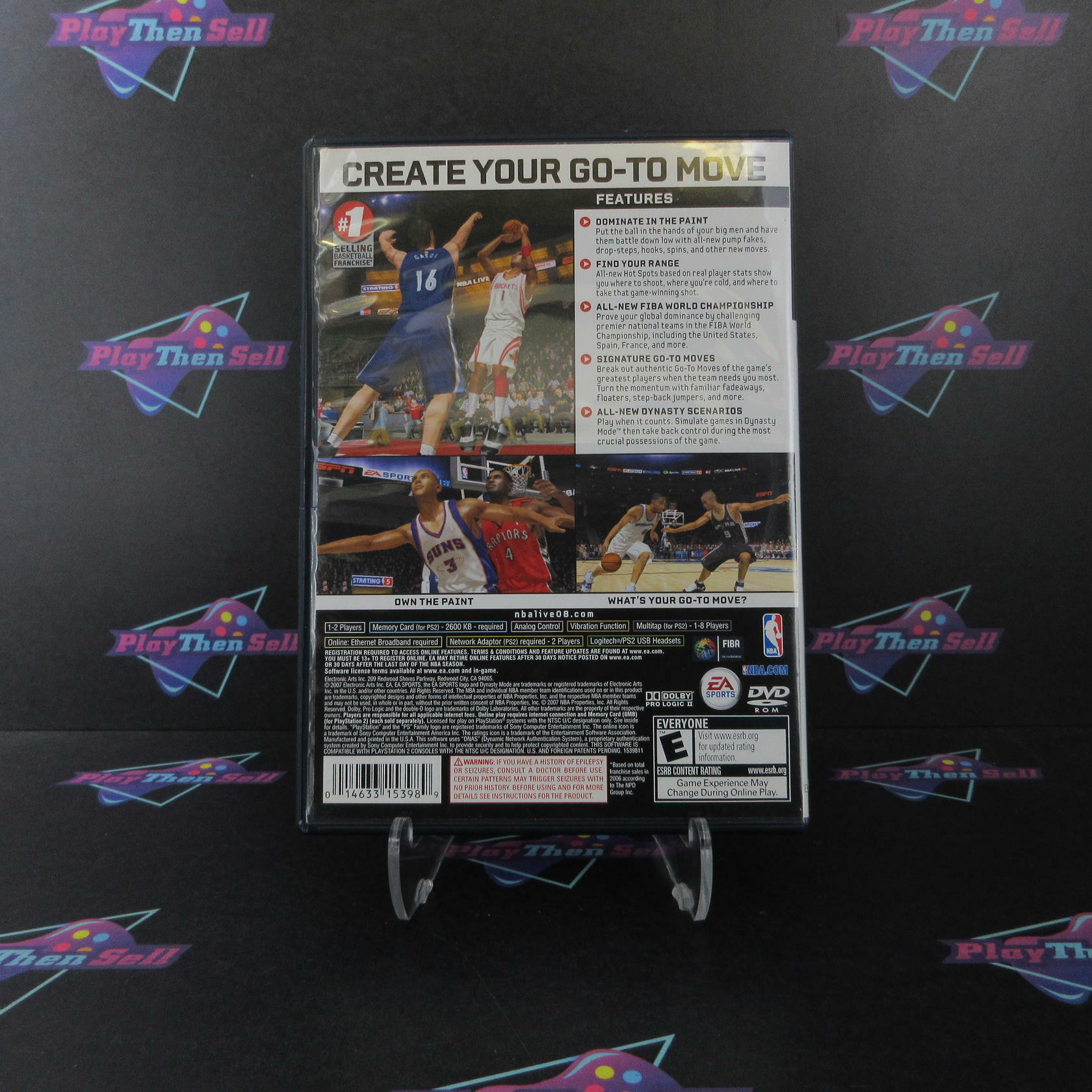 NBA Live 08 PS2 PlayStation 2 Complete - Excellent