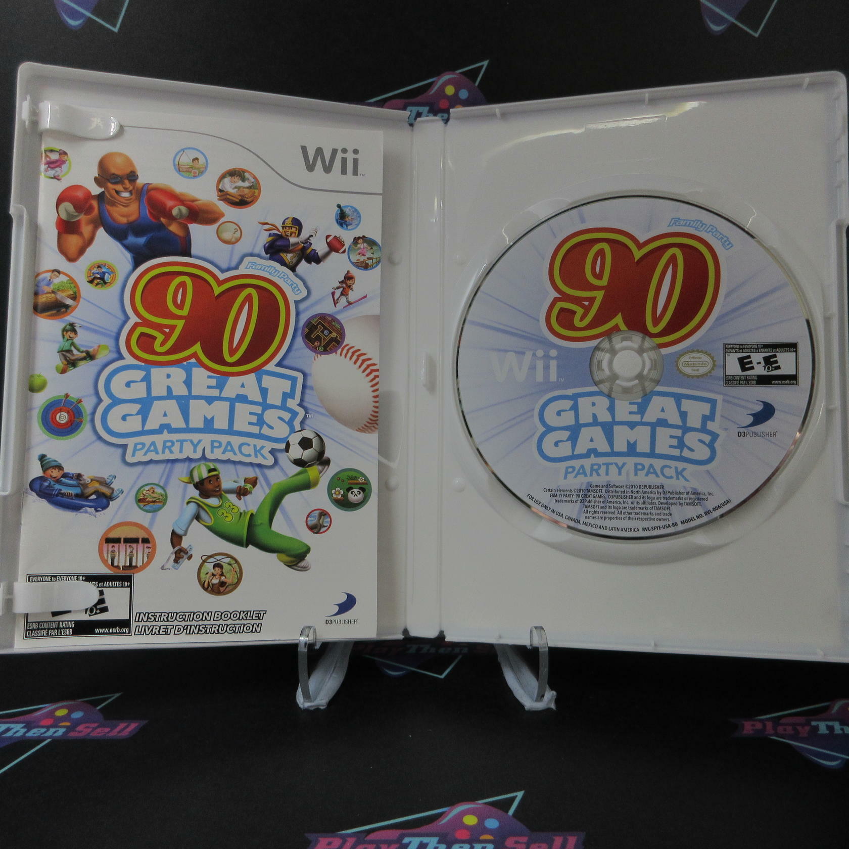 Family Party 90 Great Games Party Pack Nintendo Wii - Like New