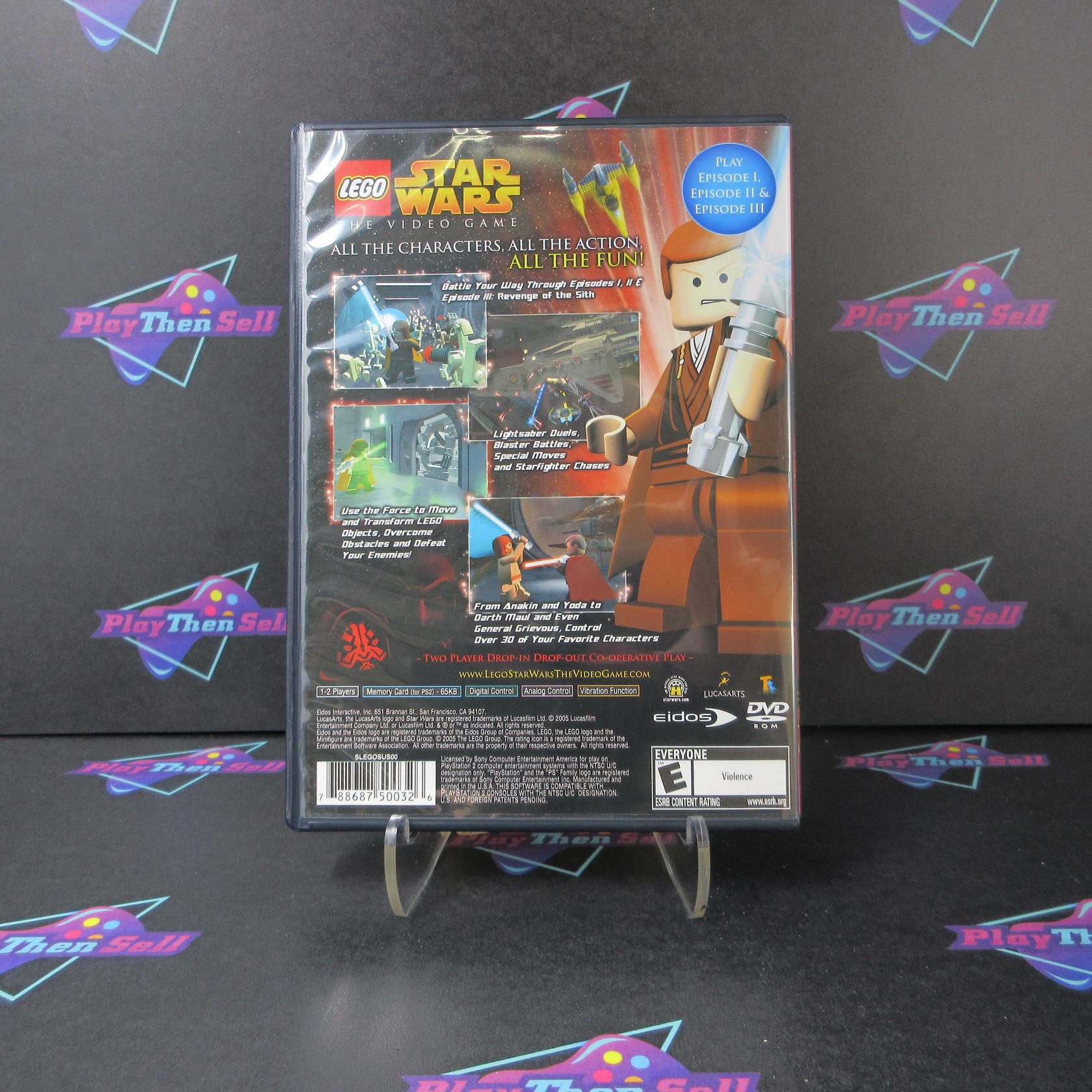 LEGO Star Wars PS2 PlayStation 2 GH Complete - Excellent