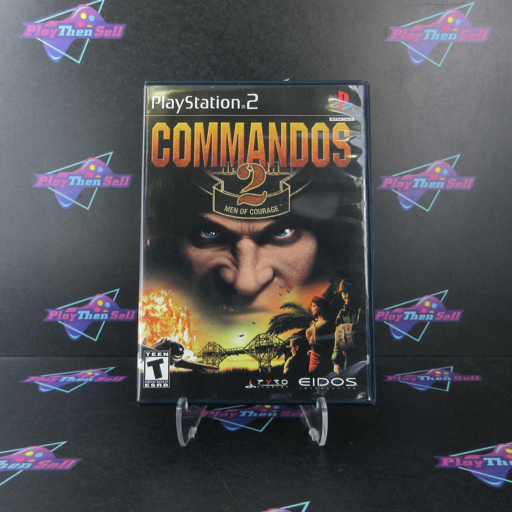 Commandos 2 Men of Courage PS2 PlayStation 2 + Reg Card Complete - Excellent