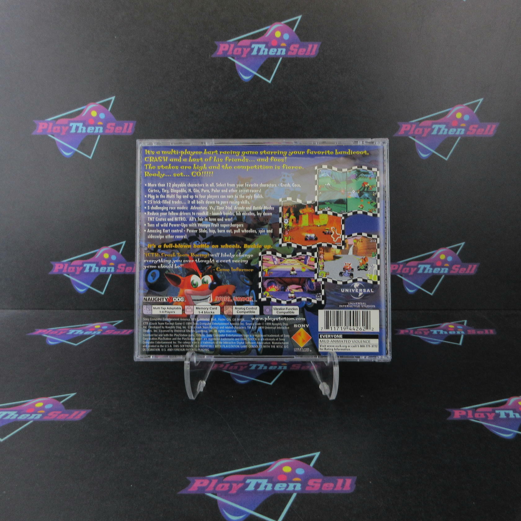 CTR Crash Team Racing PS1 PlayStation 1 Complete - Excellent