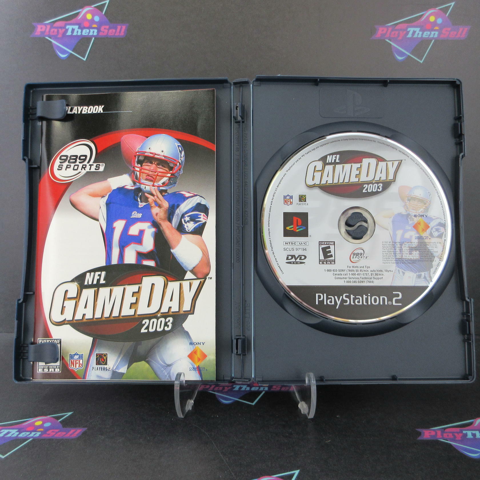 NFL GameDay 2003 PS2 PlayStation 2 + Reg Card Complete - Excellent