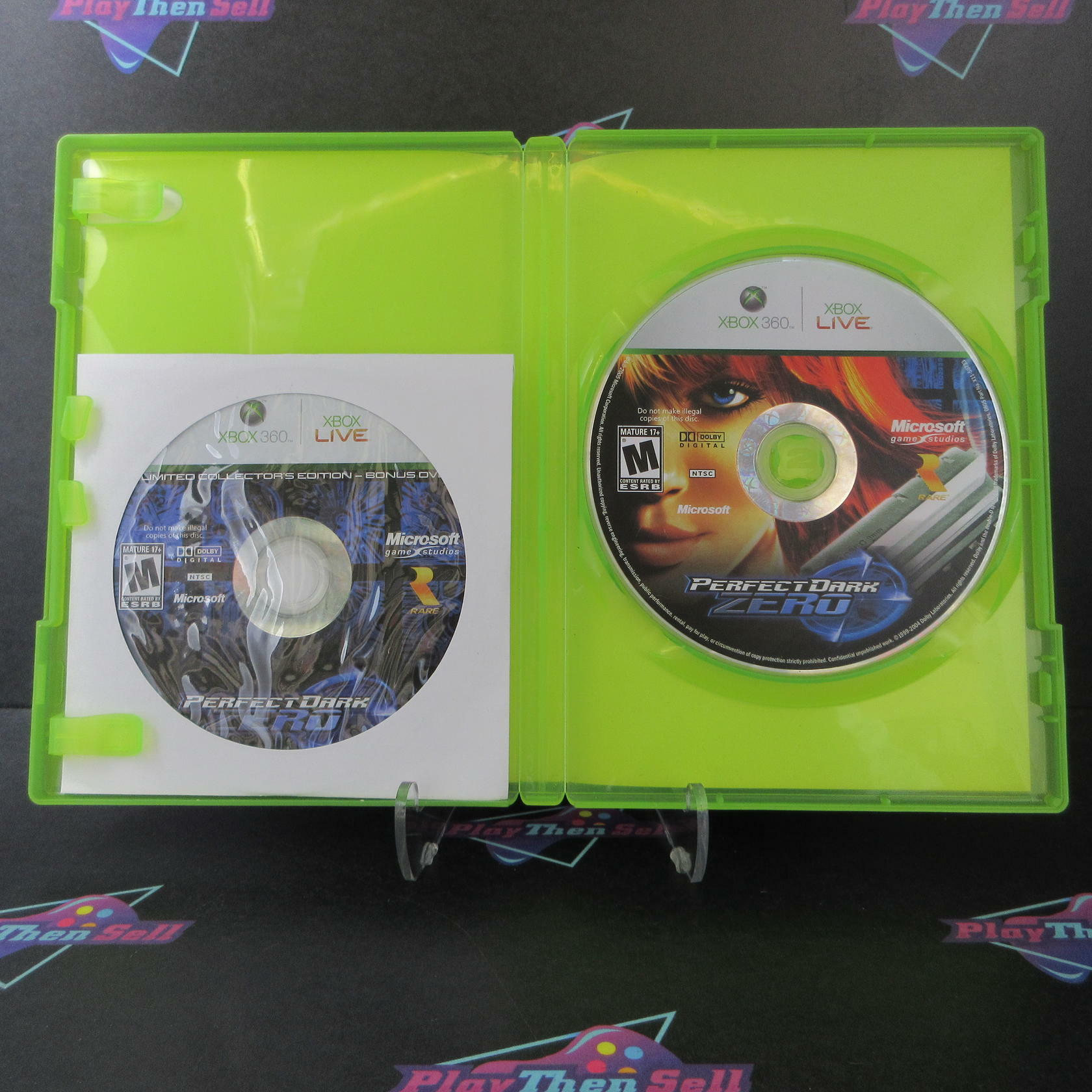 Perfect Dark Zero Xbox 360 AD/NM + Bonus Disc - Very Good